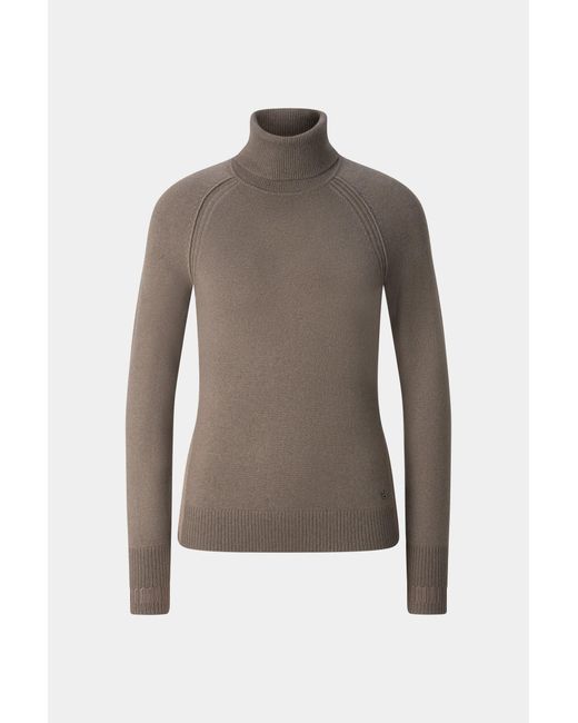 Bogner Brown Vaiana Pure New Wool Cashmere Sweater