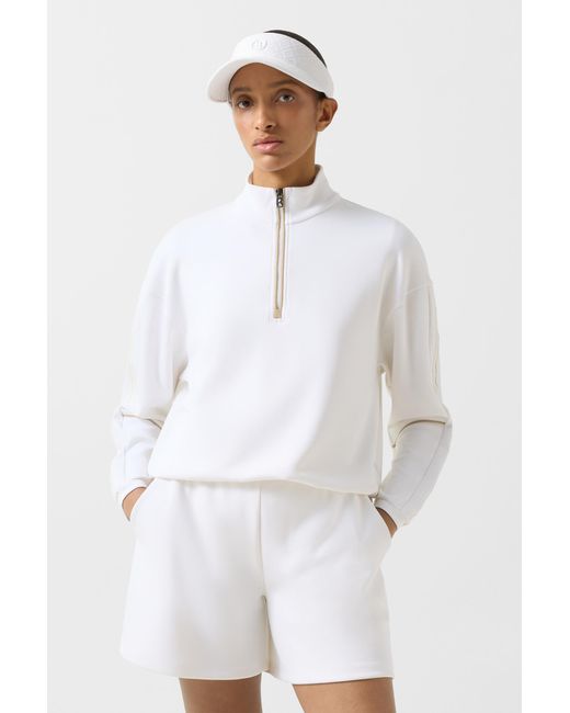 Bogner White Floria Sweat Troyer For