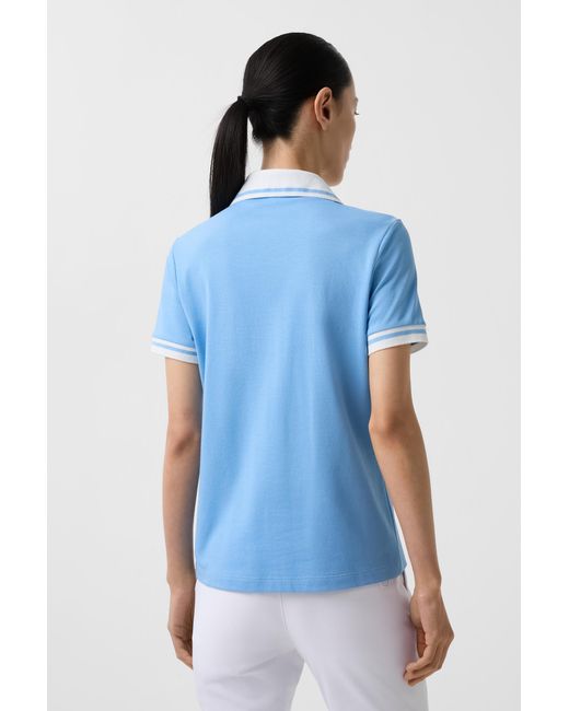 Bogner Blue Lydia Functional Short-Sleeved Top For