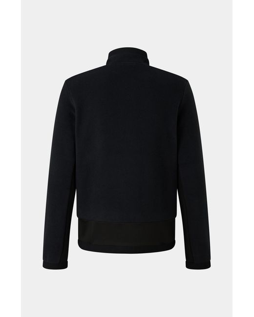 Bogner Black Fabio Fleece Midlayer for men