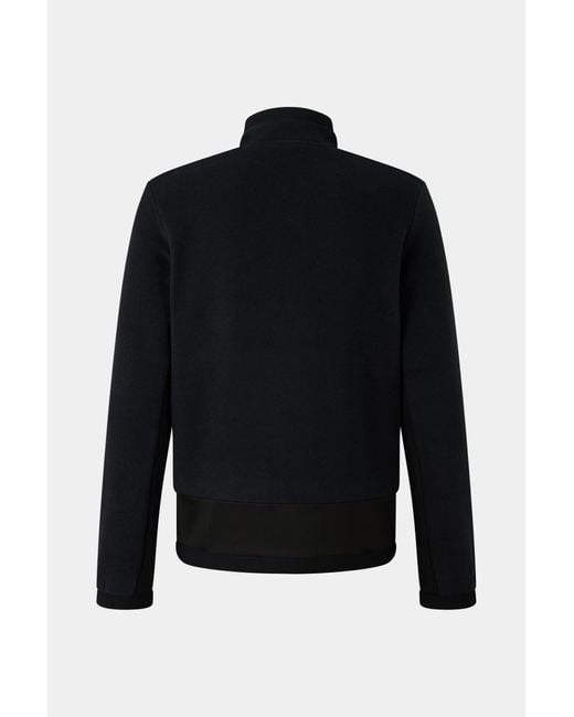 Bogner Fleece-Midlayer Fabio in Black für Herren