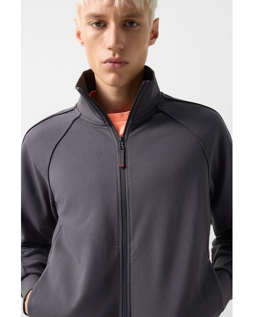 Bogner Fire + Ice Blue Diego Jersey Jacket for men
