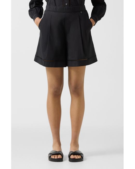 Bogner Black Sunny Cotton Shorts
