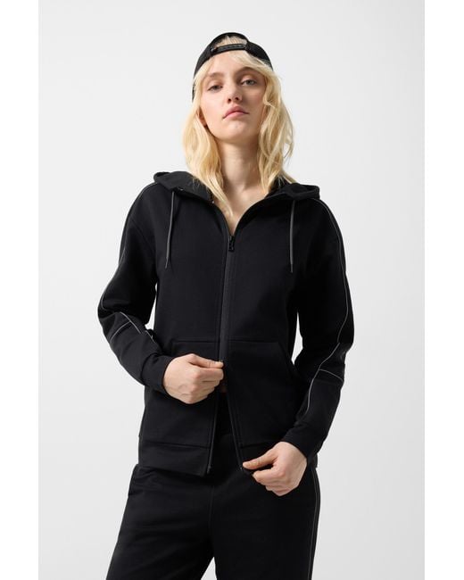 Bogner Fire + Ice Black Enia Jersey Jacket For