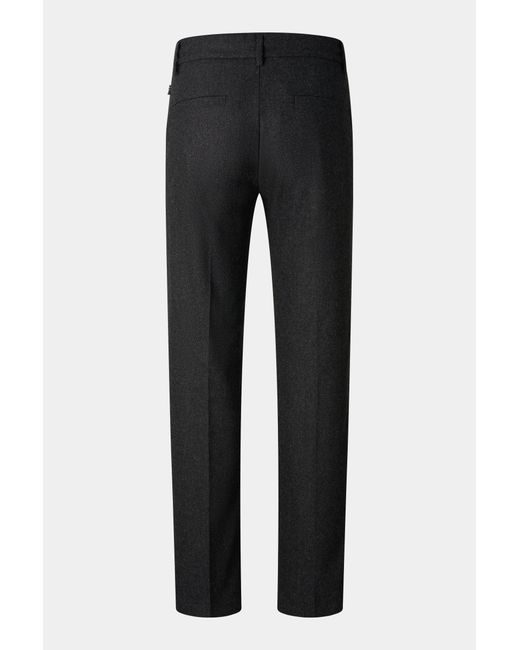 Bogner Black Riley Business Wool Mix Trousers For for men
