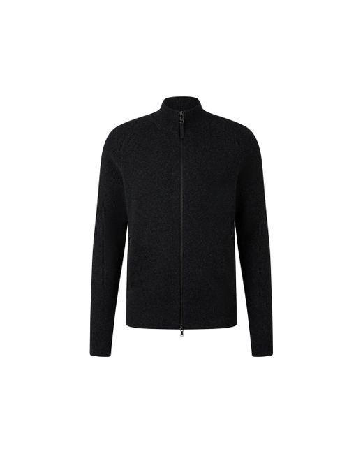 Bogner Strickjacke Dexter in Black für Herren