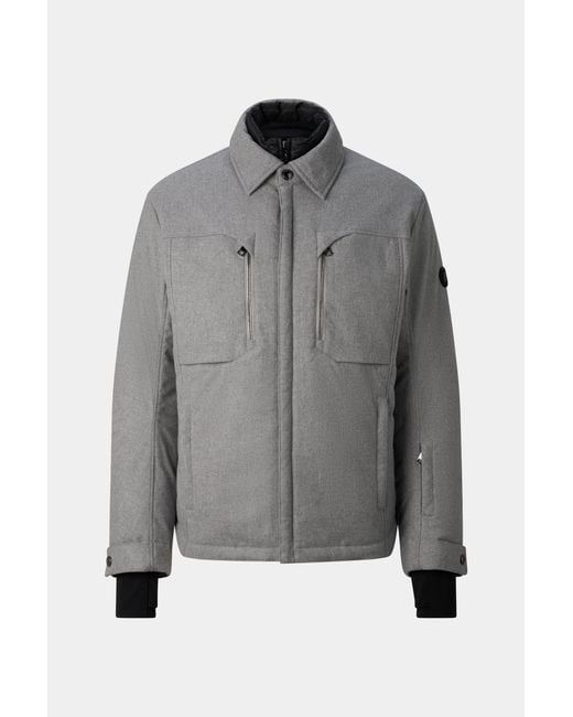 Bogner Gray Flave Flannel Jacket For for men