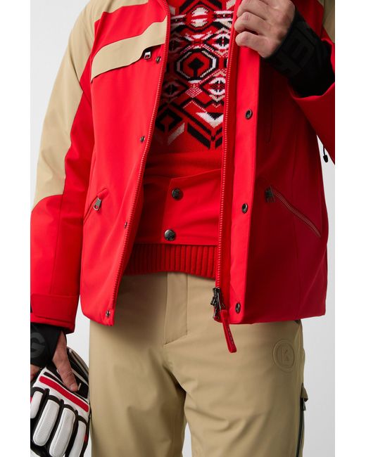 Bogner Red Danjo Down Ski Jacket for men