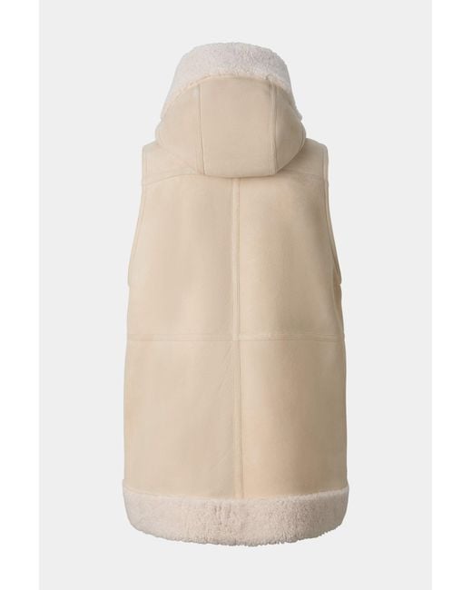 Bogner Natural Lona Lambskin Waistcoat