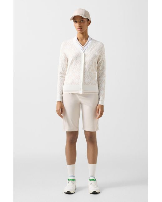 Bogner White Amber Knit Jacket For
