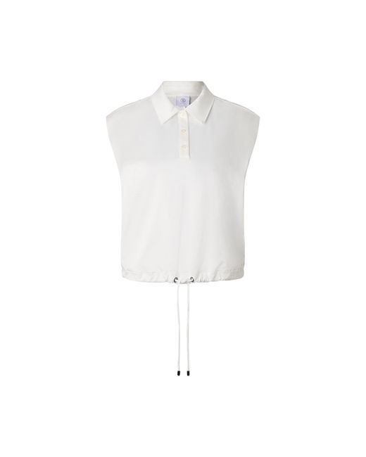 Bogner White Mia Polo Top For