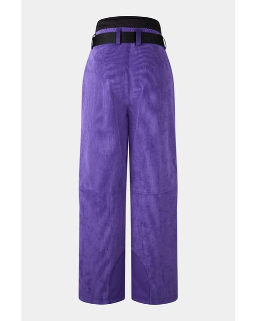 Bogner Purple Corduroy Ski Trousers Any