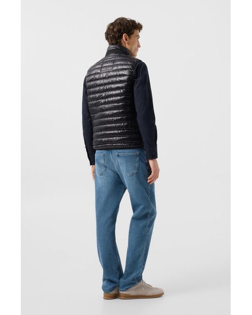 Bogner Black Lasse Lightweight Down Waistcoat for men