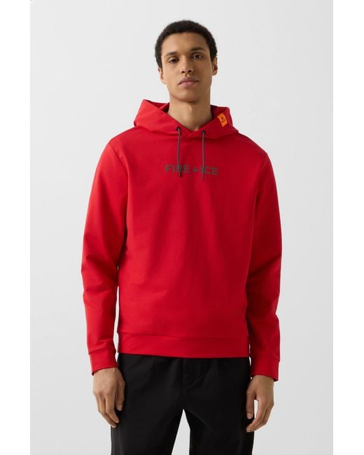 Bogner Fire + Ice Red Hoodie Cadell for men