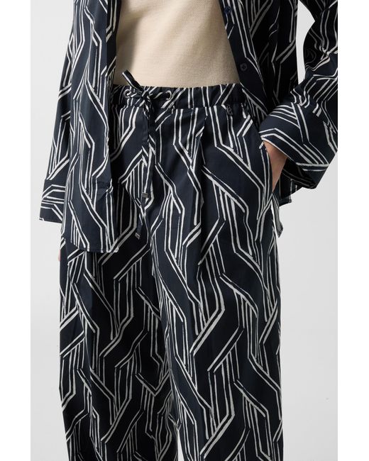 Bogner Multicolor Pleated Trousers Gina