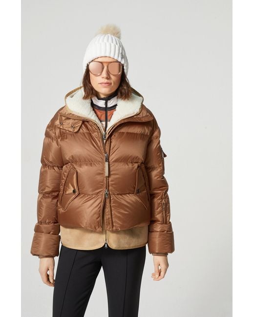 Bogner Brown Lily Quilted Down Jacket