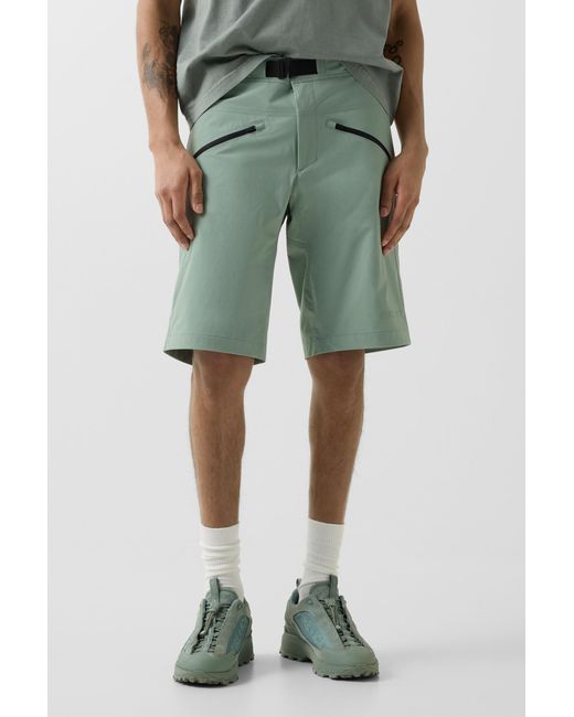 Bogner Fire + Ice Green Carter Functional Shorts for men
