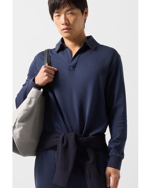 Bogner Blue Lionel Polo Sweatshirt For for men