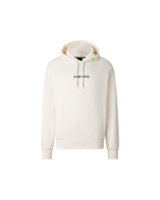 Bogner Fire + Ice White Covell Cotton Hoodie For for men