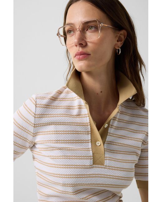 Bogner White Wendy Polo Shirt For