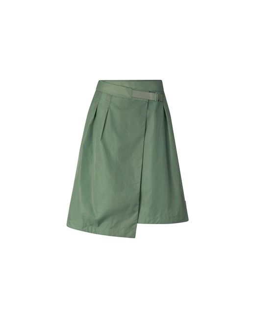 Bogner Fire + Ice Green Tela Wrap Skirt