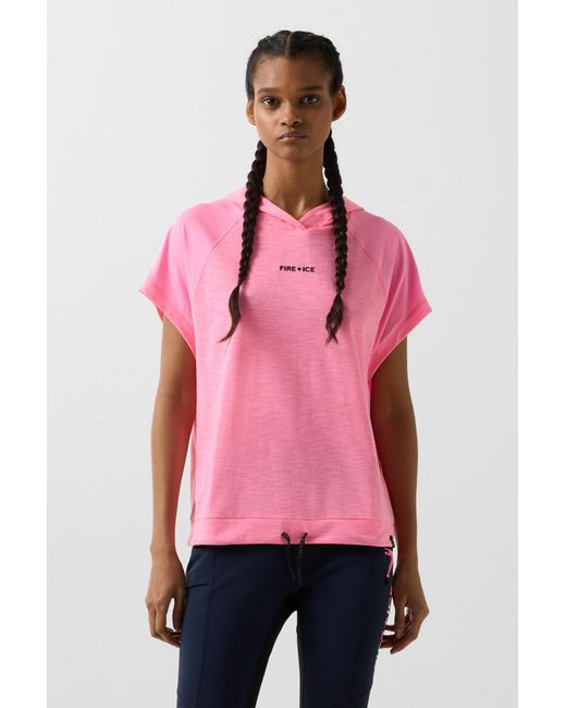 Bogner Fire + Ice Pink Damia Hoodie Shirt For