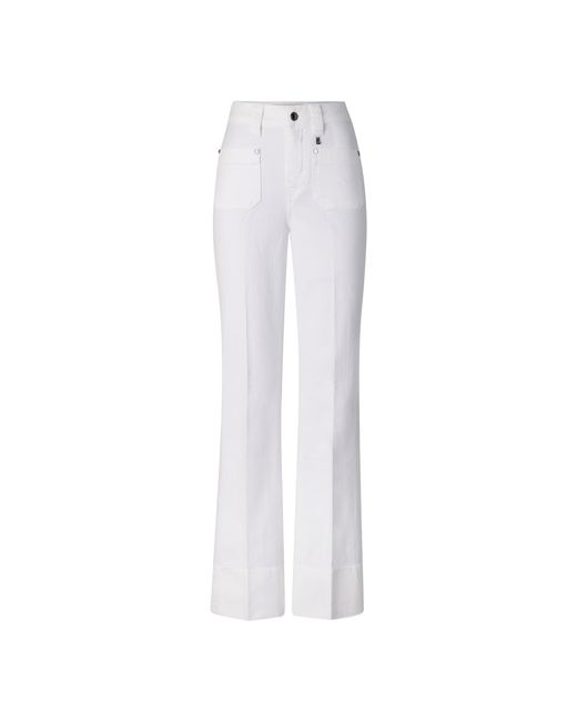 Bogner White Flared Fit Jeans Devin