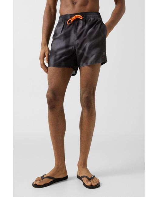 Bogner Fire + Ice Black Nelson Swim Trunks For for men