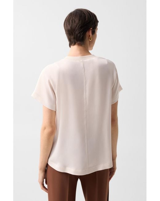 Bogner Natural Dakota Satin Shirt