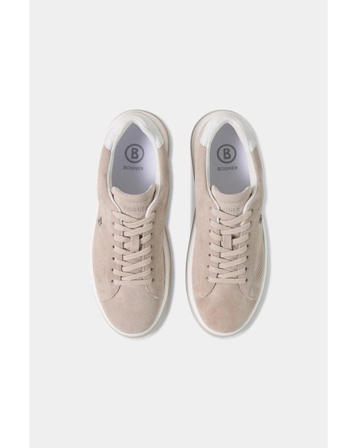 Bogner White Milan Trainers for men