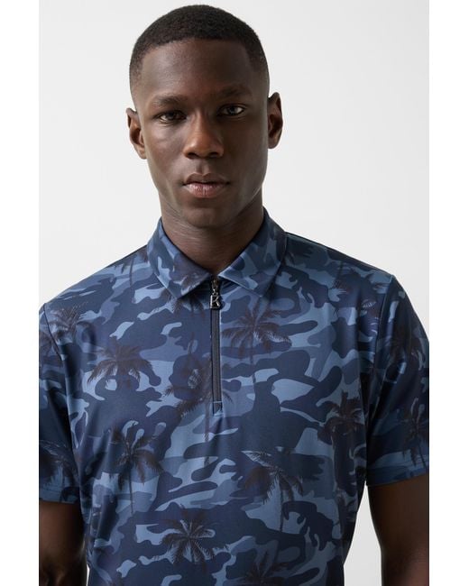 Bogner Blue Taron Functional Short-sleeved Top for men