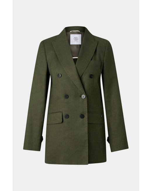 Bogner Green Linen Mix Blazer Hillary For