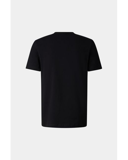 Bogner Black Ryan Cotton-Blend T-Shirt For for men