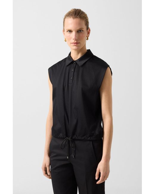 Bogner Black Mia Polo Top For