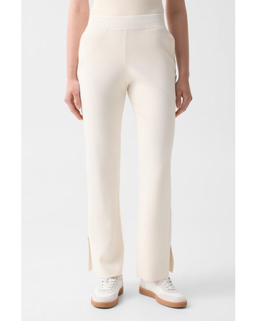 Bogner White Josie Knitted Trousers