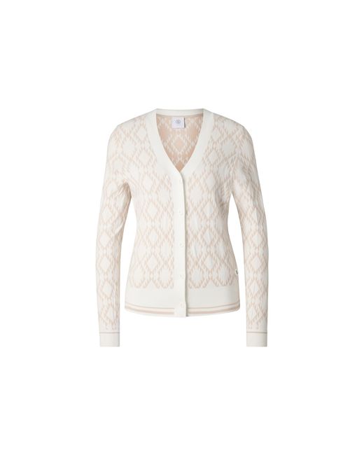 Bogner White Amber Knit Jacket For