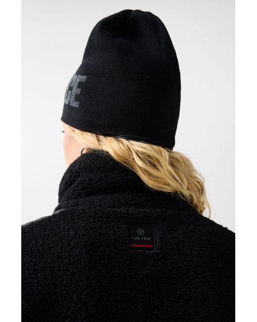 Bogner Fire + Ice Black Ninetta Mid-layer Teddy Jacket