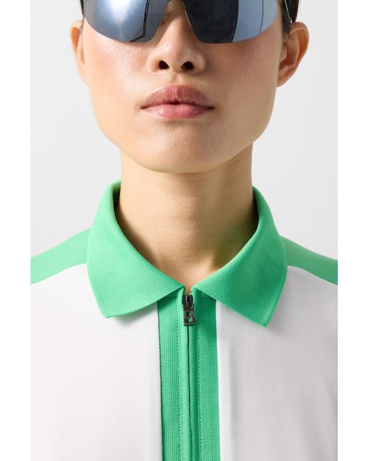 Bogner Green Arabell Functional Short-Sleeved Top For