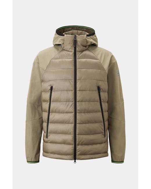 Bogner Fire + Ice Natural Kegan Hybrid Quilted Jacket for men