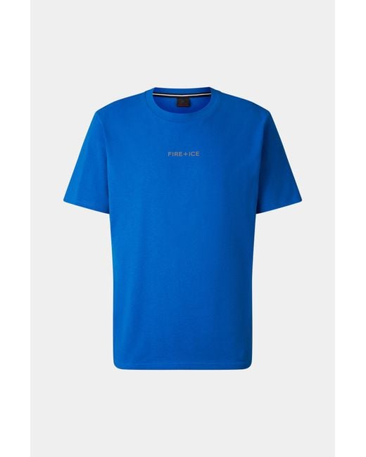 Bogner Fire + Ice Blue Mick Cotton T-shirt for men