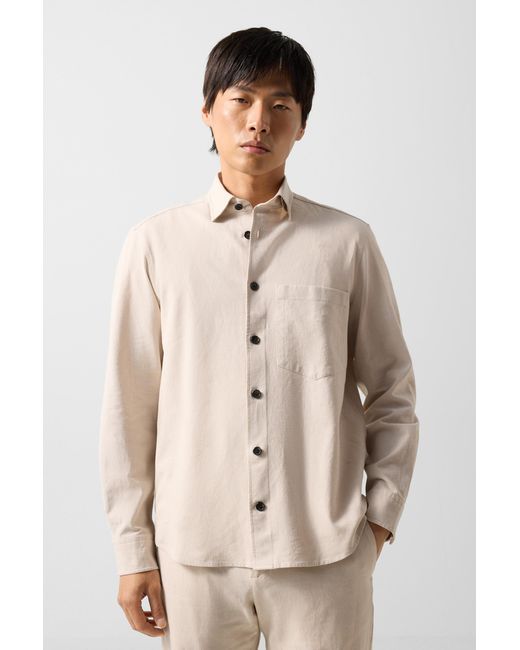 Bogner Natural Linen Blend Shirt Heiko for men
