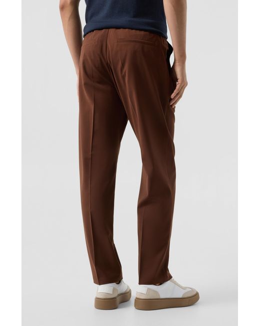 Bogner Brown Marcus Virgin Wool Blend Trousers for men