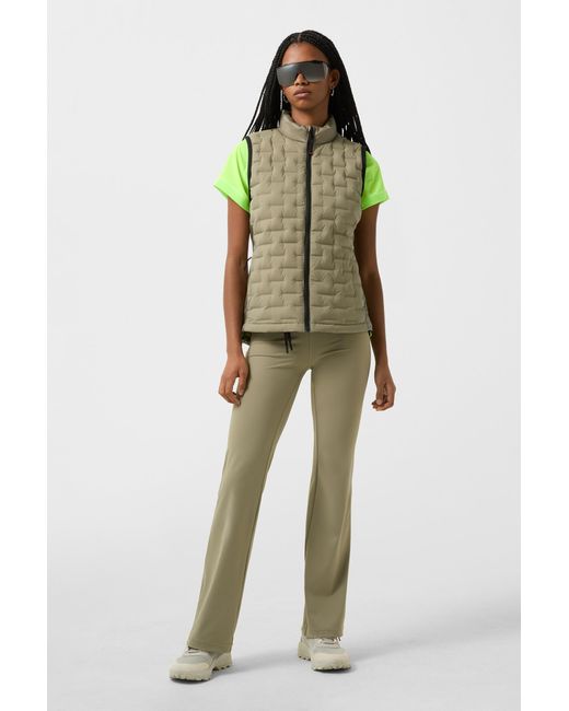 Bogner Fire + Ice Green Fenja Lightweight Down Waistcoat For