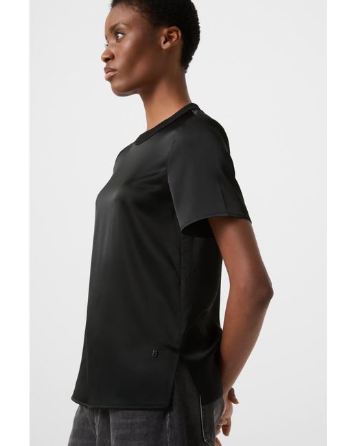 Bogner Black Satin Shirt Dylan