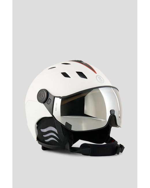 Bogner White 007 Bullet Ski Helmet