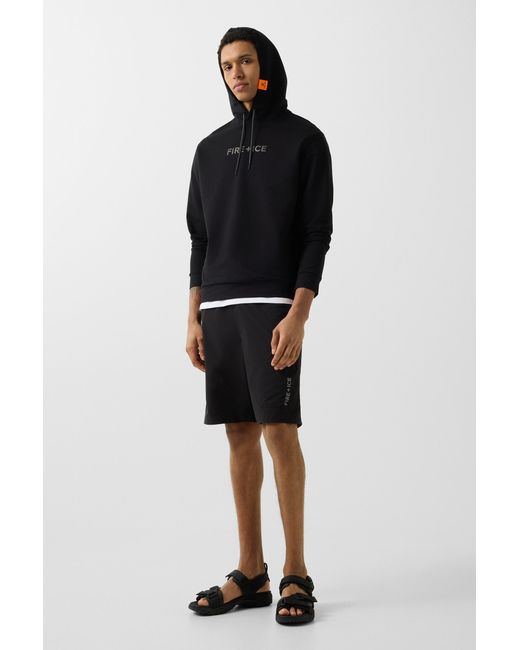 Bogner Fire + Ice Black Hoodie Cadell for men
