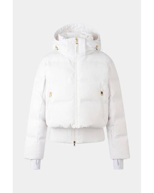 Bogner White 2-in-1 Down Ski Jacket Suri