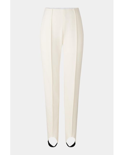 Bogner White Elaine Functional Stirrup Trousers For