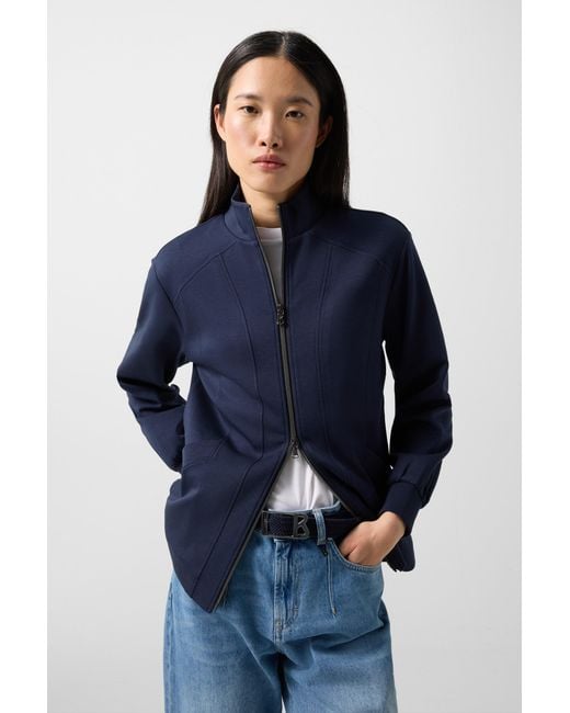 Bogner Blue Calice Jersey Jacket For