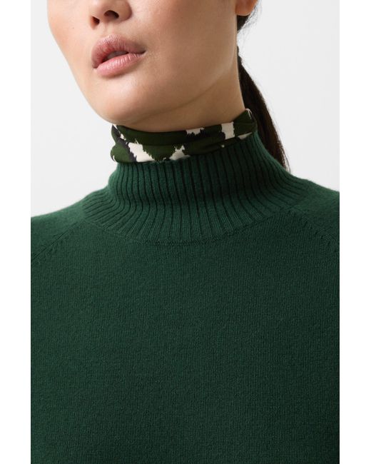 Bogner Green Virgin Wool Pullover Lysanne